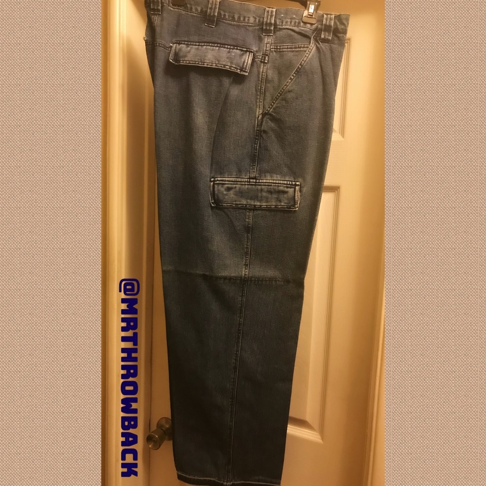 VINTAGE CHEROKEE CARGO JEANS W38xL32 - Picture 4 of 6